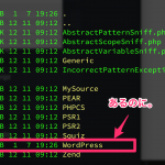 codesniffer_wordpress