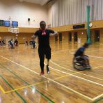 ジャーンプ!!そしてコケそうになるw